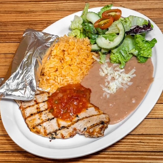Pollo Asado Plate.
