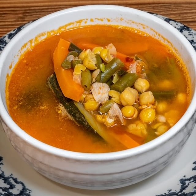 Caldo Tlalpeño.